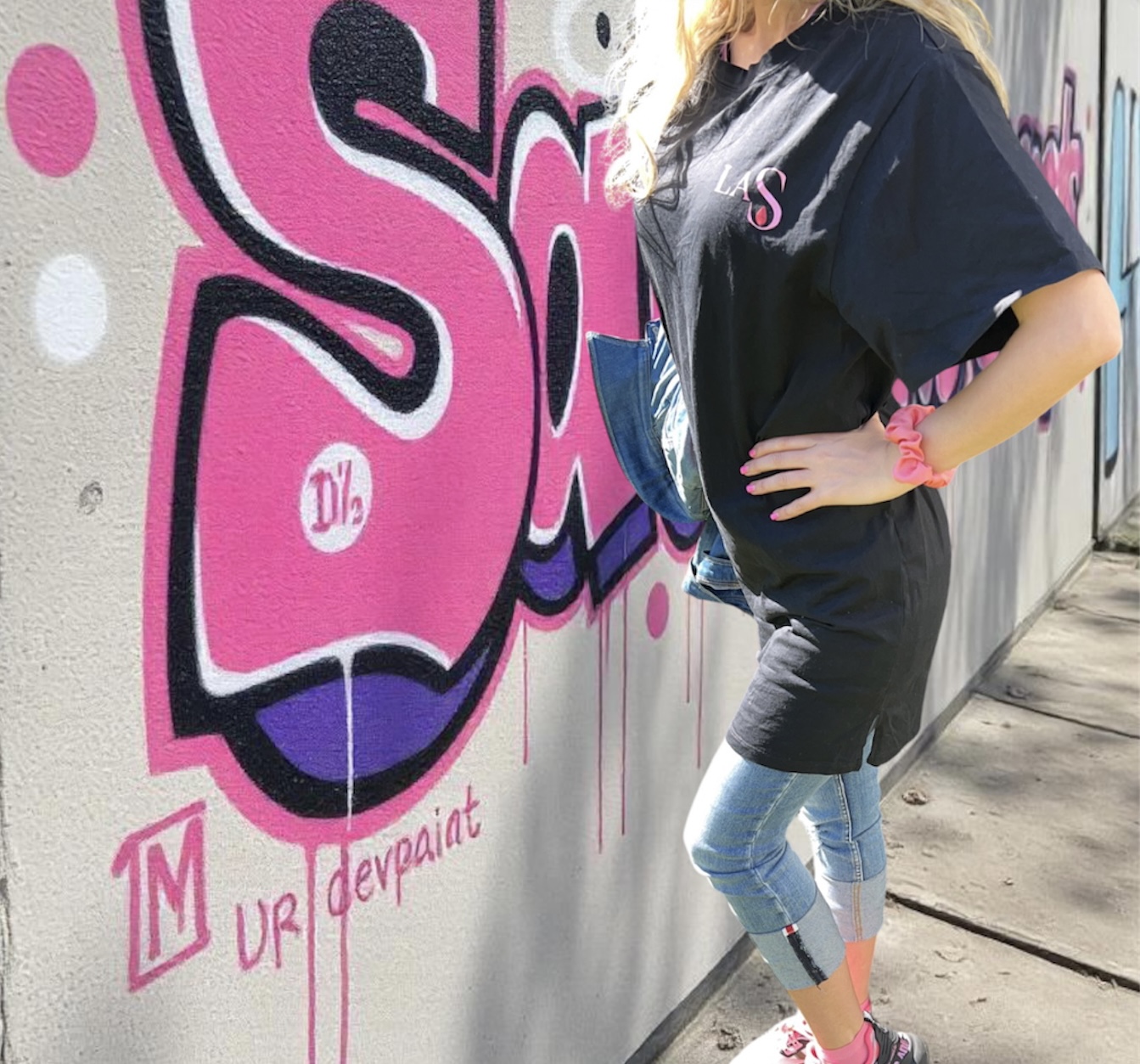 T-shirt robe laS Noir – Image 4
