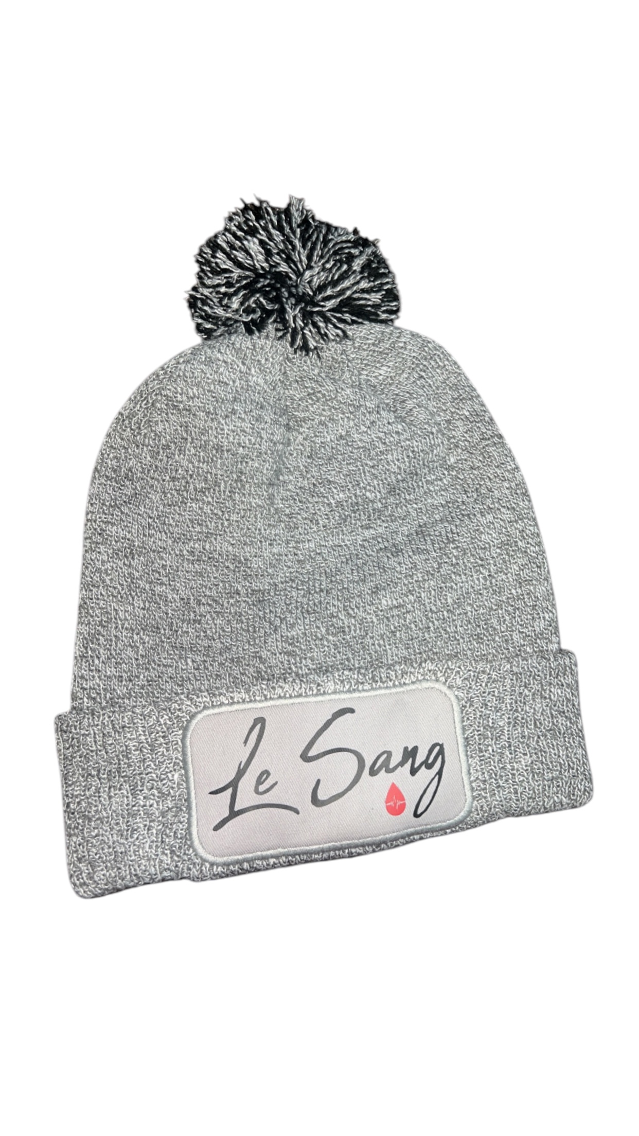 Bonnet Le S Pompon Gris LeSang – Image 6