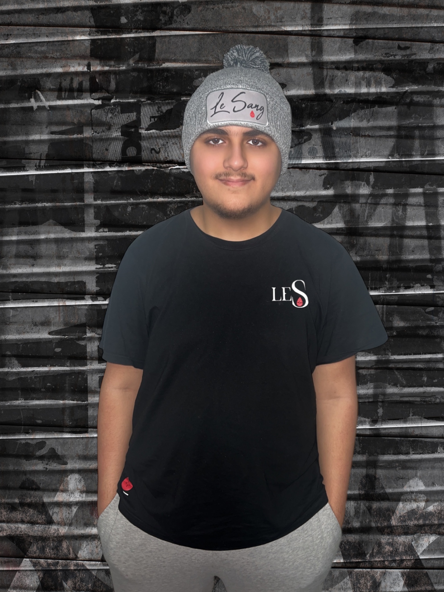 Bonnet Le S Pompon Gris LeSang