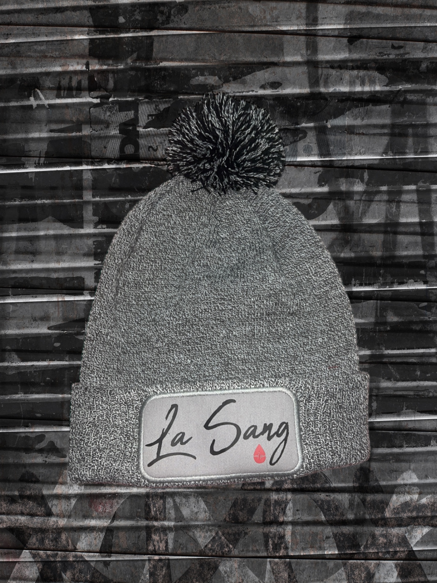 Bonnet La S Pompon Gris LaSang – Image 4