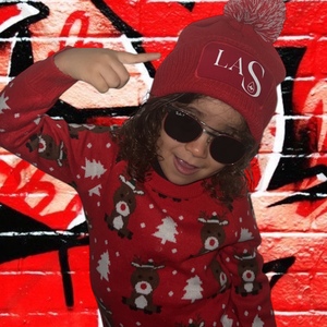 Bonnet Kids Rouge Pompon LaS