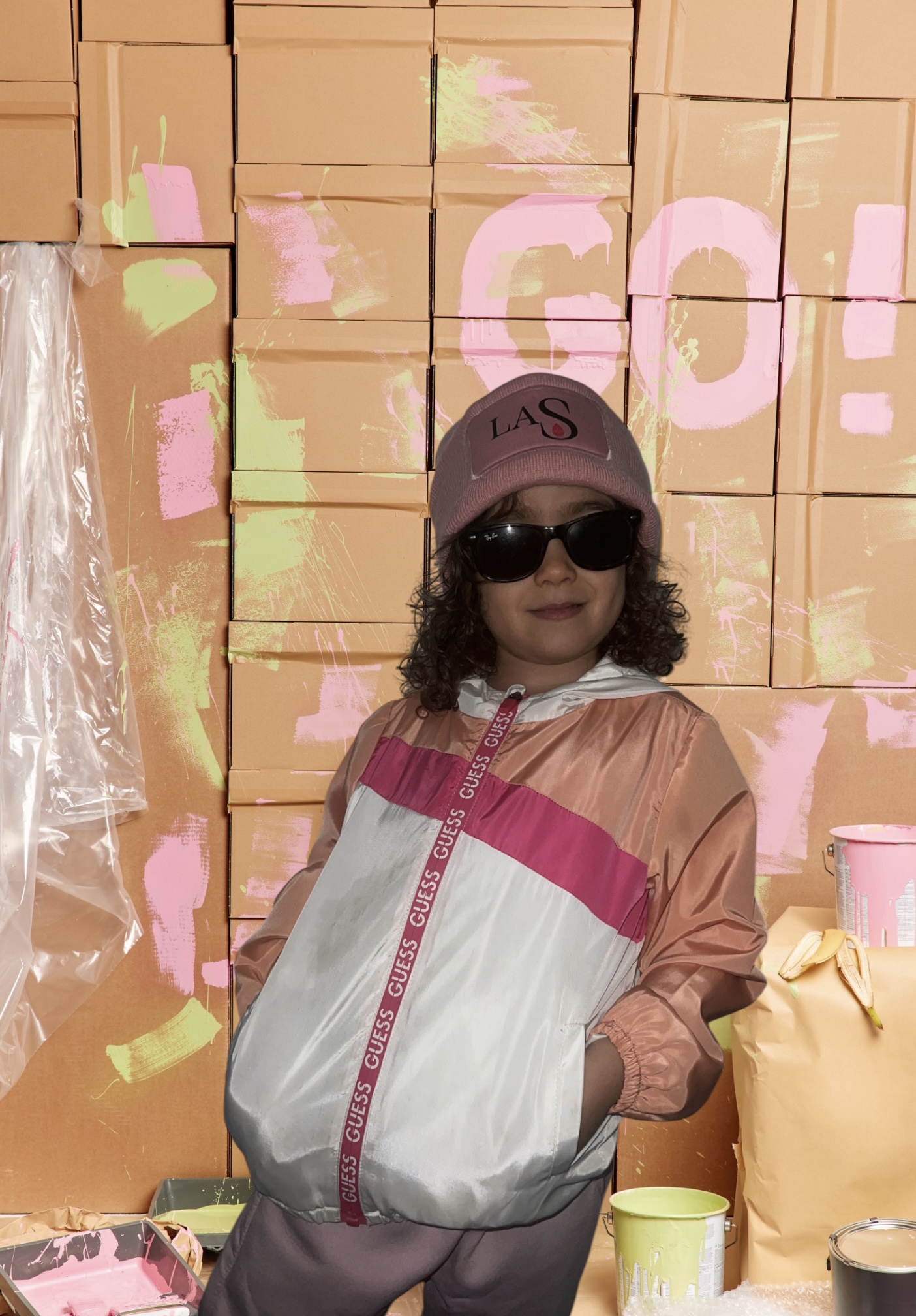Bonnet kids rose Basic LaS – Image 5