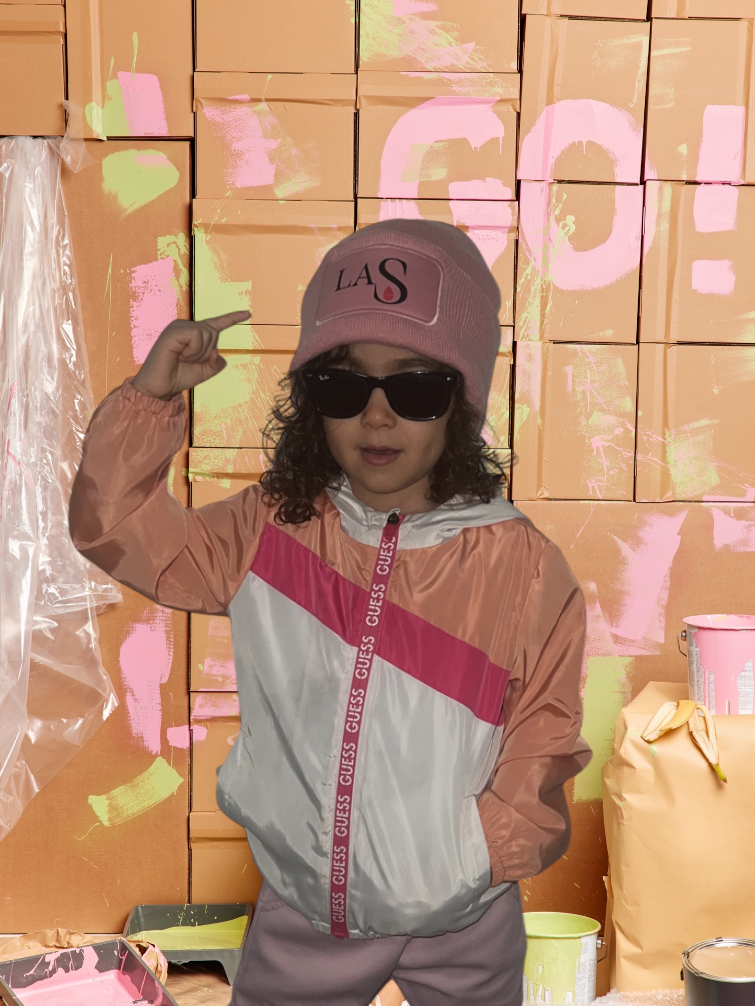 Bonnet kids rose Basic LaS – Image 6