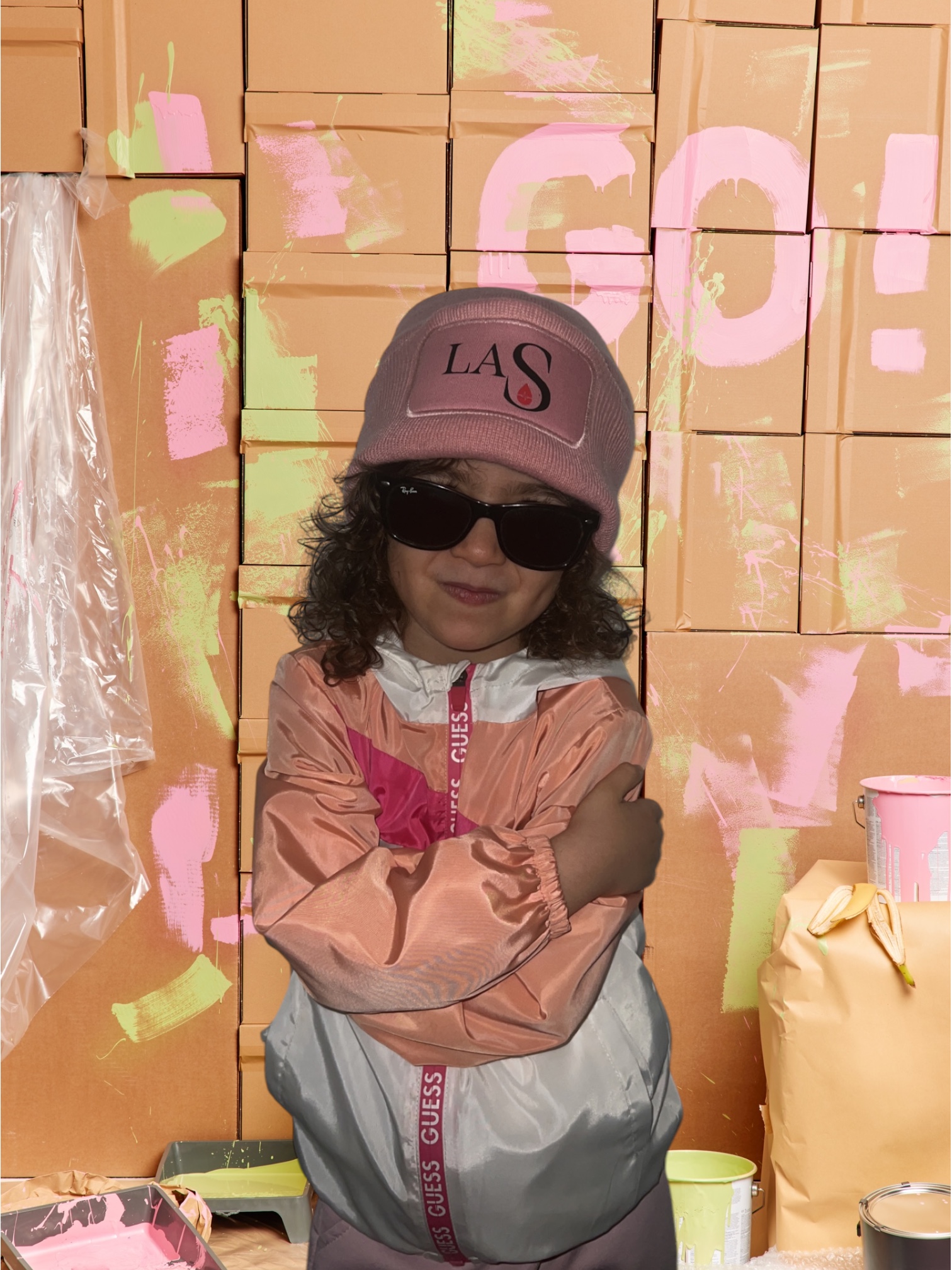 Bonnet kids rose Basic LaS – Image 8