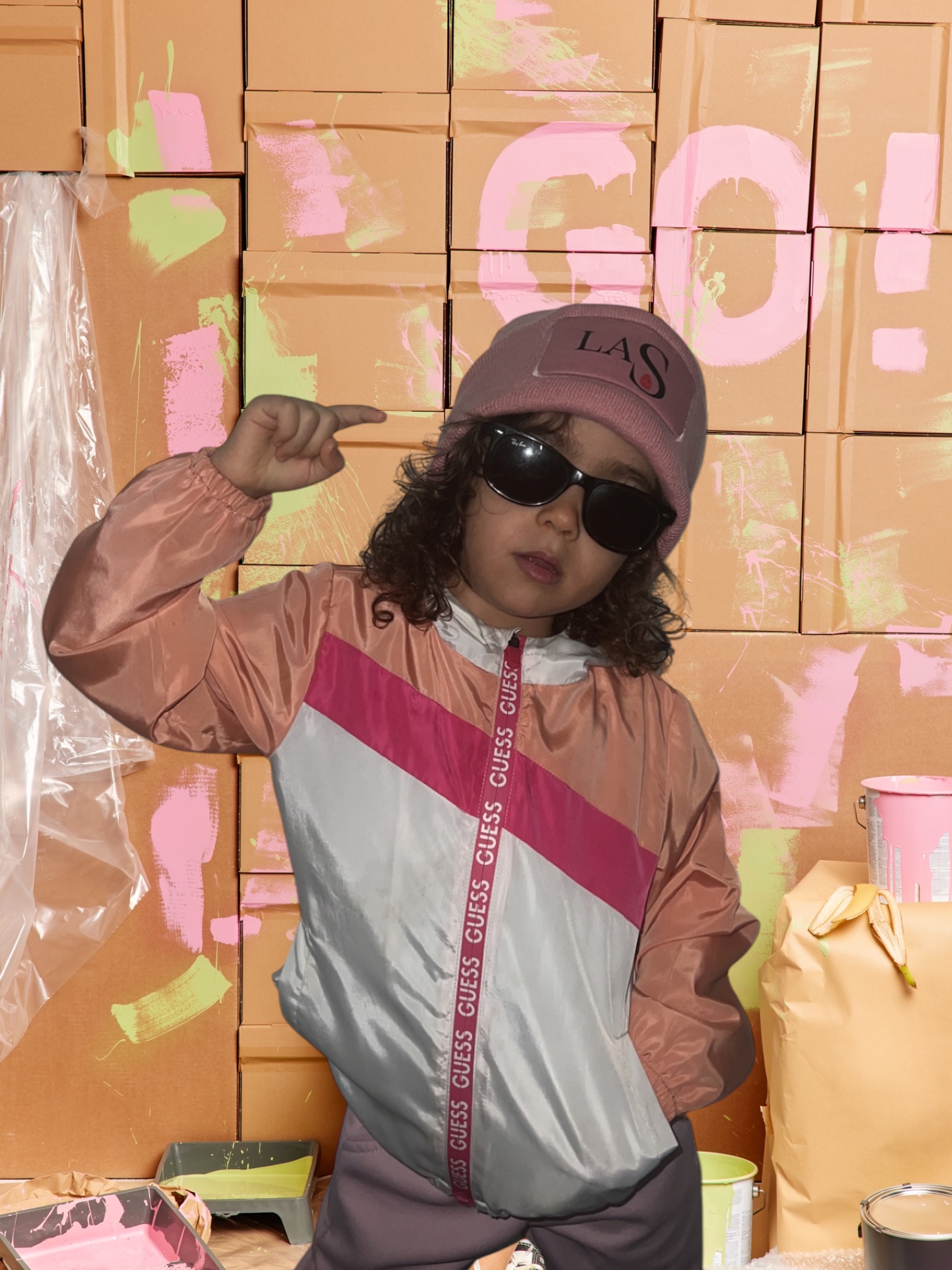 Bonnet kids rose Basic LaS – Image 7