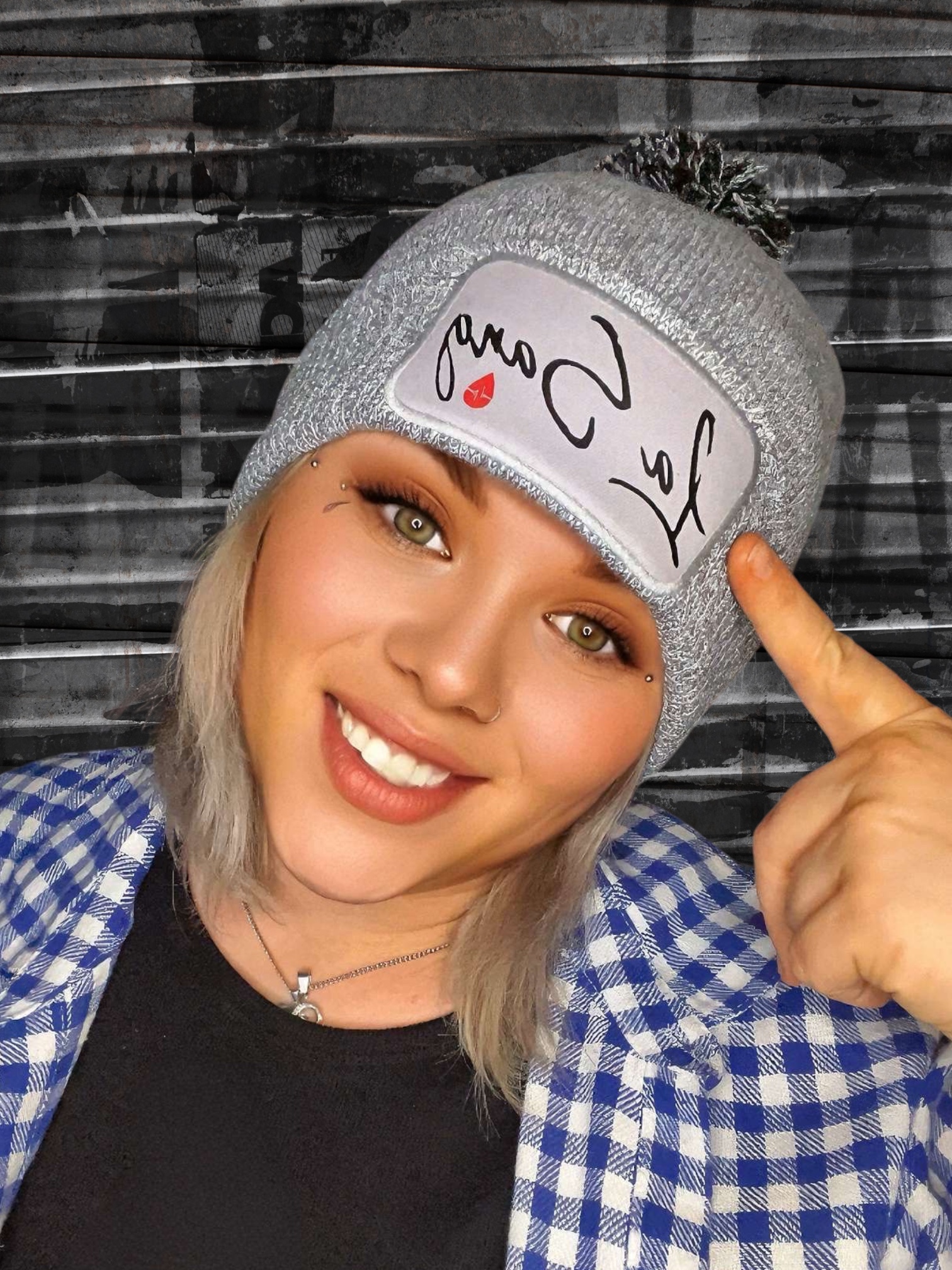 Bonnet La S Pompon Gris LaSang