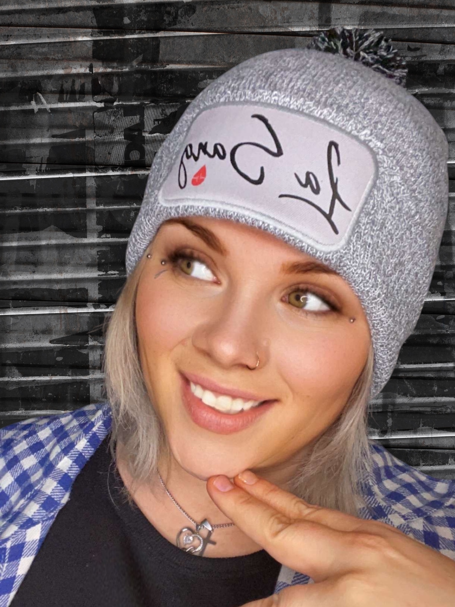 Bonnet La S Pompon Gris LaSang – Image 3