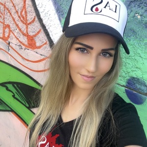 Casquette velours NB La S